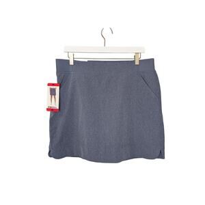 32 Degree Cool Gray Athletic Workout Gym Pickleball Skort Womens Size Medium